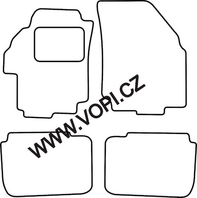 Autokoberce Suzuki Liana 2001 - 2004 Carfit (4523)